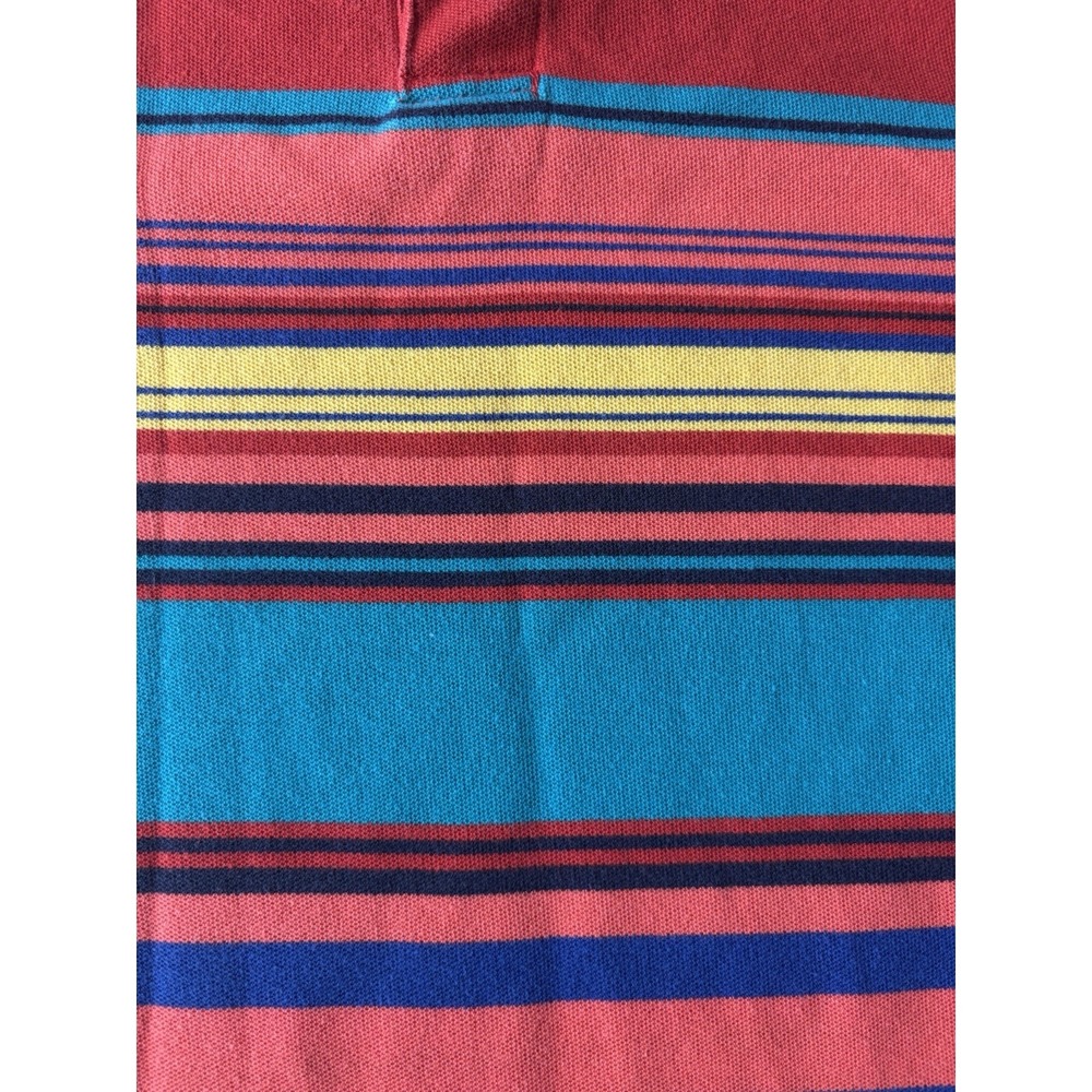 Y2K Club Room Mens Polo Shirt XL Striped Multicolored Preppy Country Club‎ 0639 - Picture 3 of 10